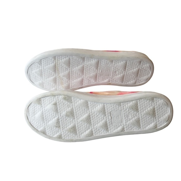 SCHUTZ Ofelia Tie-Dye Leather Sneakers Casual Size 7.5 - Picture 8 of 10